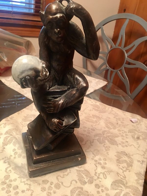 Darwin thinking monkey statue for Sale in Wolcott, CT OfferUp