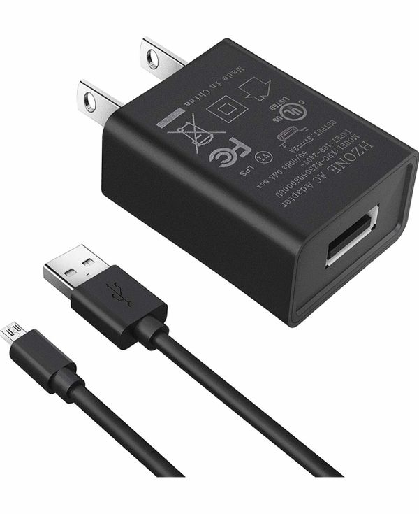 Kindle Fire Fast Charger AC Adapter 2A Rapid Charger with 5.0 Ft Micro