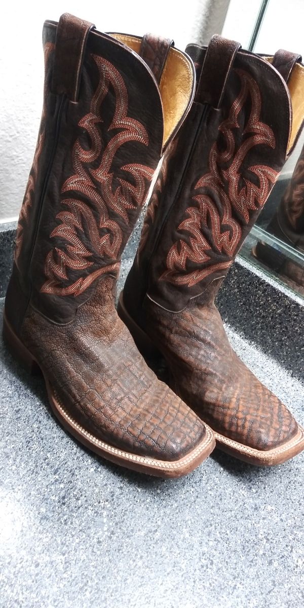 justin boots elephant skin