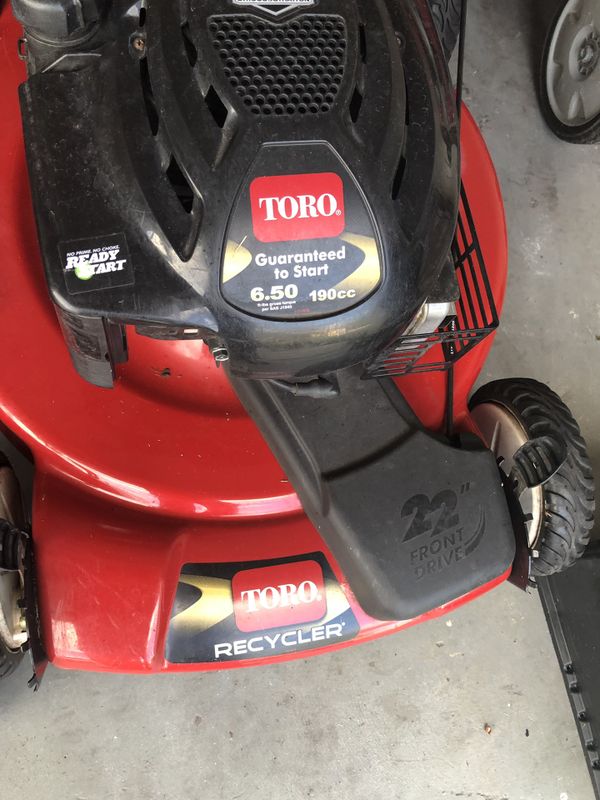 Red toro bull recycler lawn mower Like new self propel toro for Sale in
