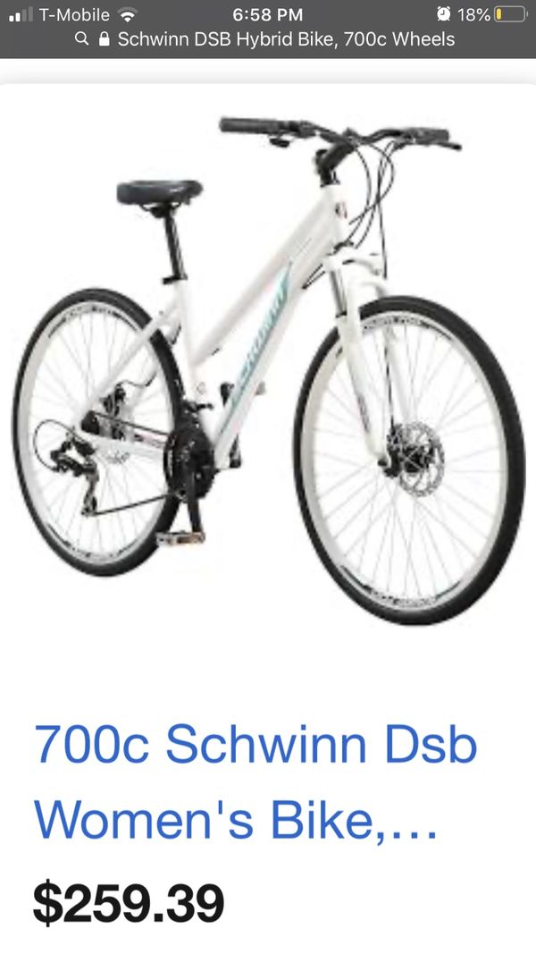 schwinn dsb hybrid bike womens