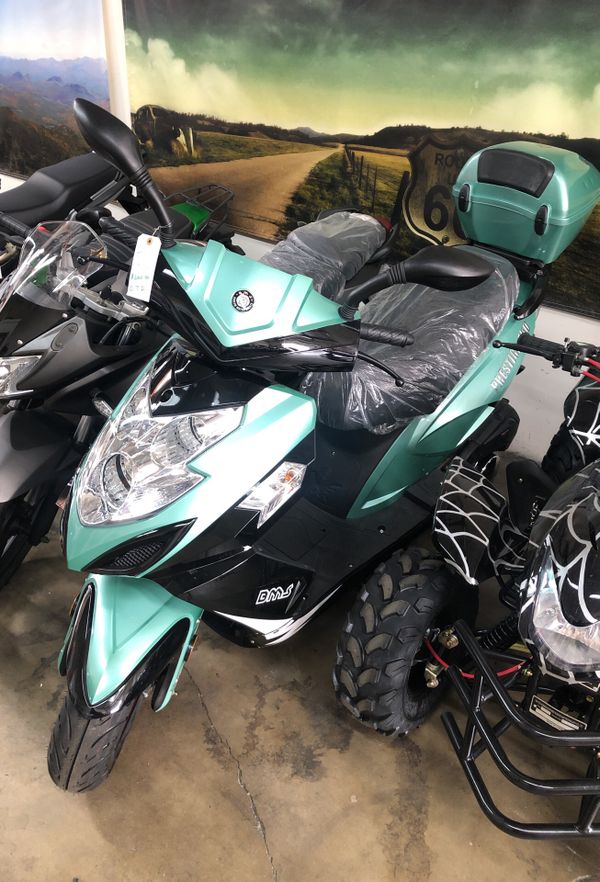 New BMS Scooter 150cc. Prestige Gas Saver 72 HR sale one left as low