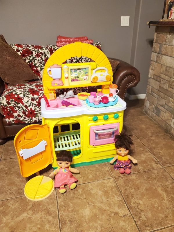 fisher price dora talking kitchen