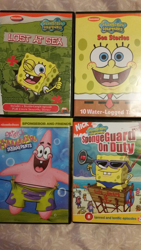 9 Spongebob Dvd Lot Includes 4 Complete Seasons For Sale In Elyria, Oh 
