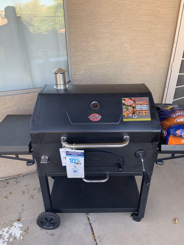 Legacy Charcoal/Smoker BRAND NEW/ 2 Bud Light Lawn Chairs in the box