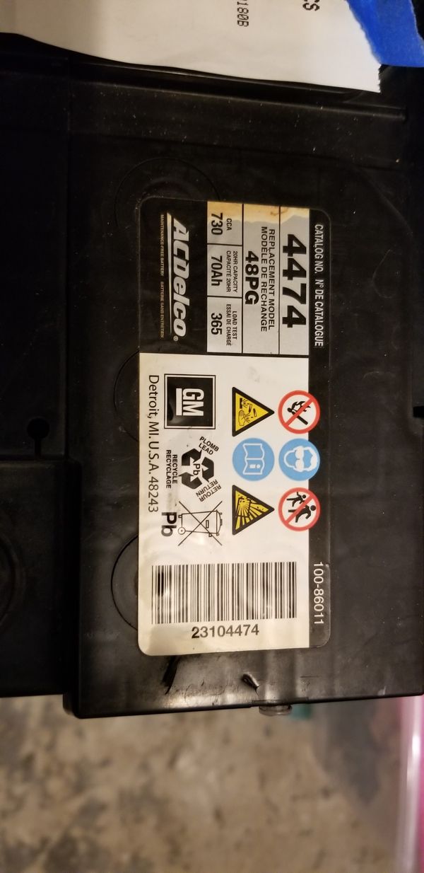 48PG ACDELCO Truck Battery for Sale in Renton, WA OfferUp