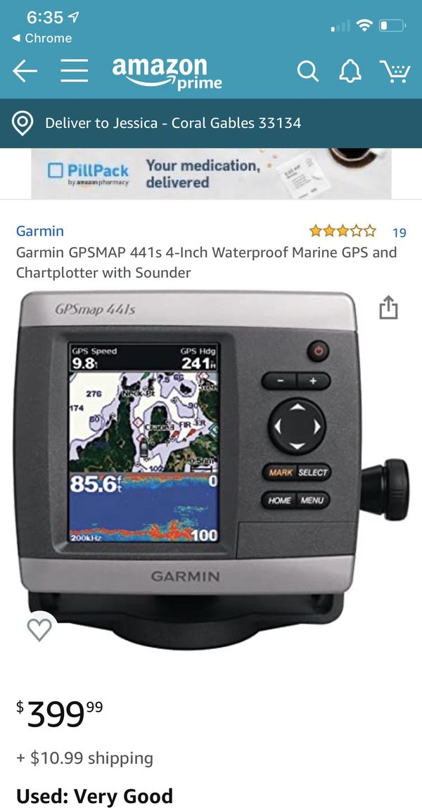 Garmin Boat GPS! No cords or mount. for Sale in Miami, FL OfferUp