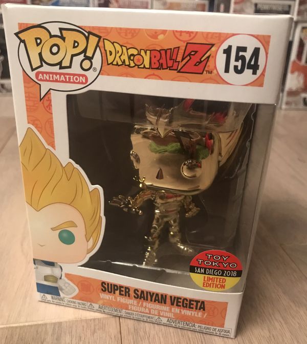 chrome vegeta funko pop