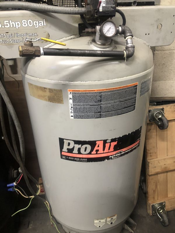pro source 2 hp 13 gallon air compressor