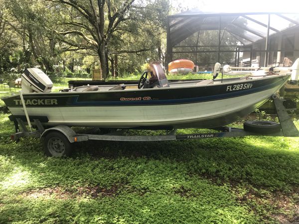 1992 tracker sweet 16 pro boat for Sale in Fort Myers, FL - OfferUp