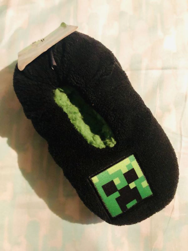 minecraft slipper socks