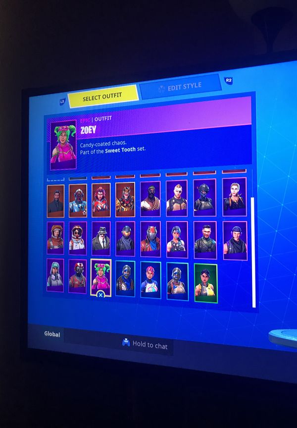 Og season 1 fortnite account with the black night and every single 100 ...