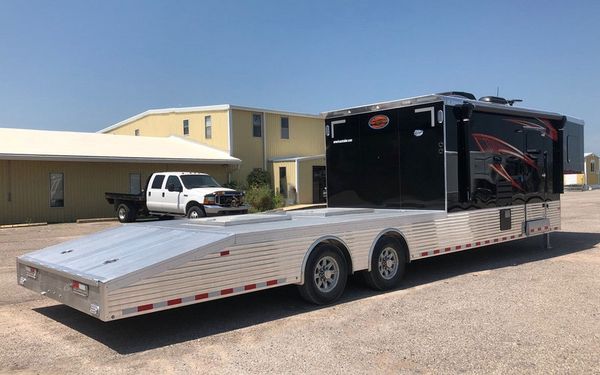 Custom Jeep Offroad Trailer Toy Hauler All Aluminum for Sale in Joliet ...