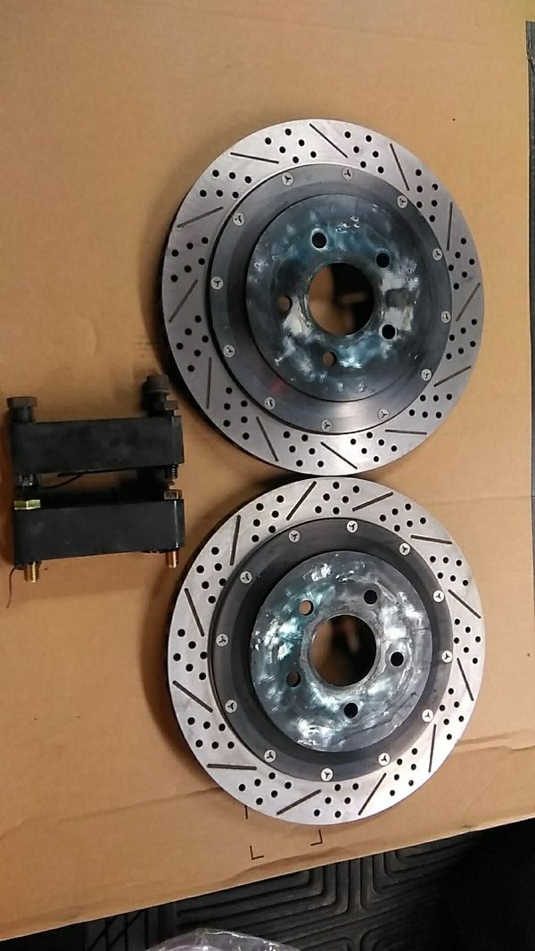 1997 2013 C5 C6 Corvette Baer REAR Big Brake Kit 2 Piece Rotors for