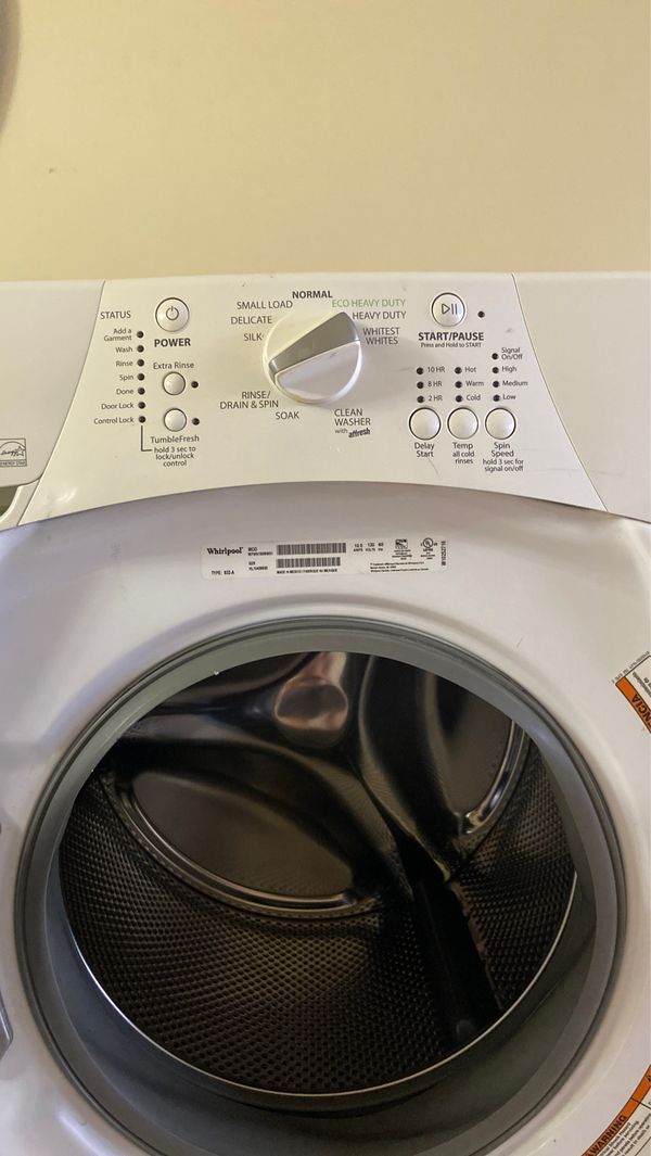 Washer Machine, Whirlpool, Front Load, Model WFW9150WW01 for Sale in