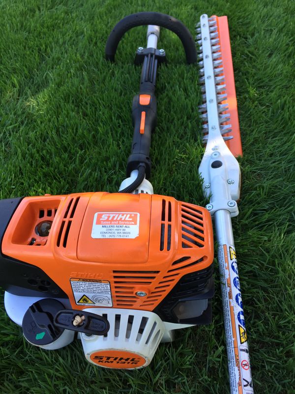Stihl KM 131R KombiSystem w/HLKM (0*) hedge trimmer (excellent