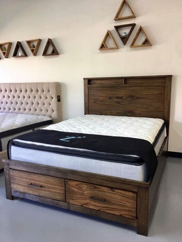 NEW Wooden Bed Frame With Storage Drawers! Queen / King / Cal King for