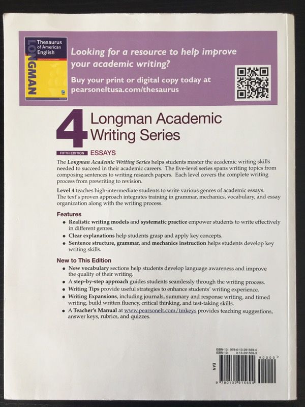 longman academic writing series 3 fourth edition answer key