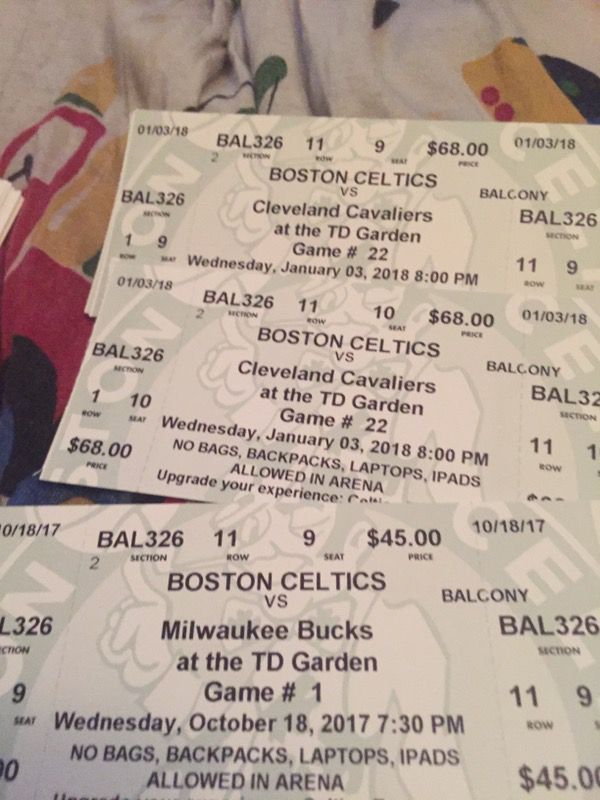 Boston Celtics season tickets for Sale in Boston, MA OfferUp