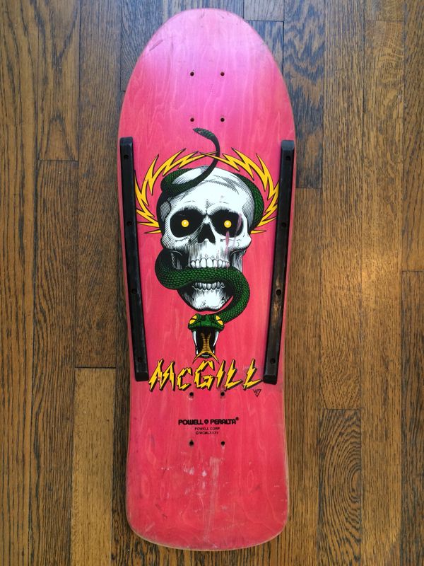 Original Powell Peralta Mike Mcgill Deck 1980’s Skateboard Collectible 