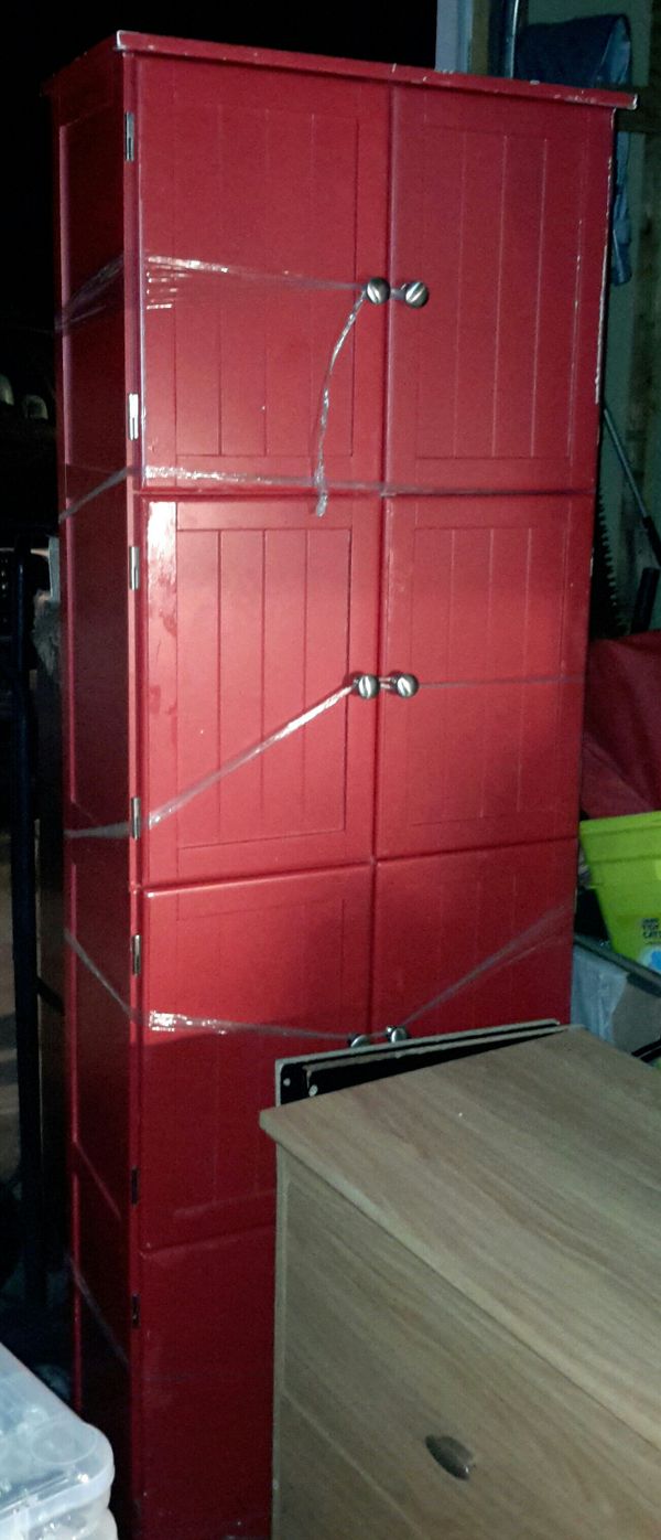 Red 8 Door Storage Cabinet For In South Saint Paul Mn Offerup