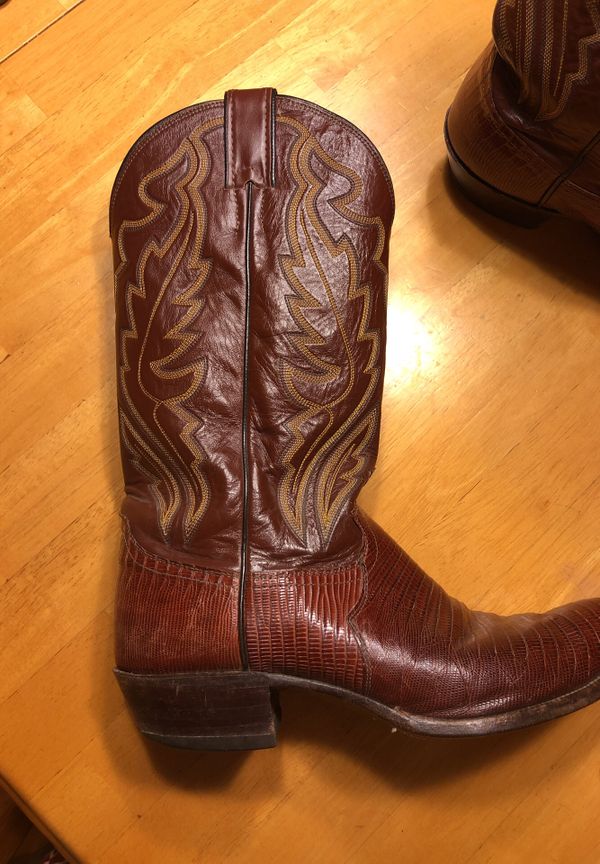 lizard skin cowboy boots for sale