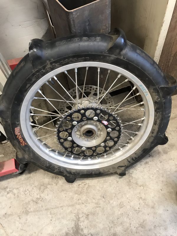 black excel dirt bike rims