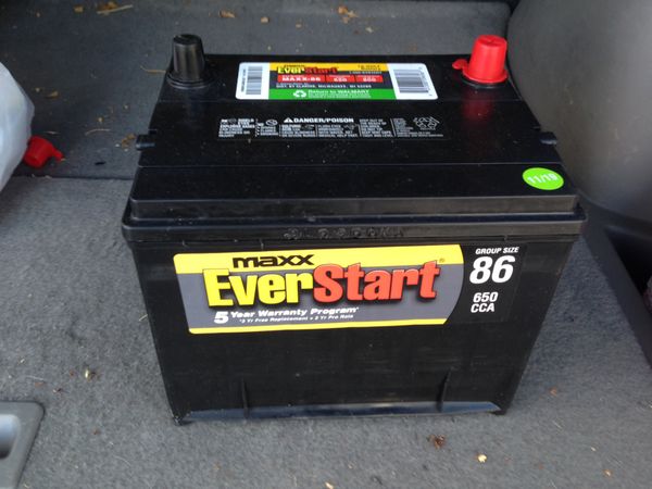 Car battery Group or size 86 for Sale in Montclair, CA - OfferUp