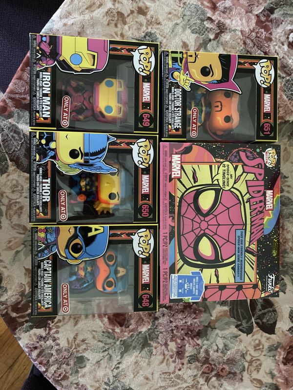 new black light funko pops