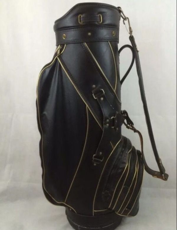 Vintage Titleist leather black golf bag for Sale in Buffalo Grove, IL