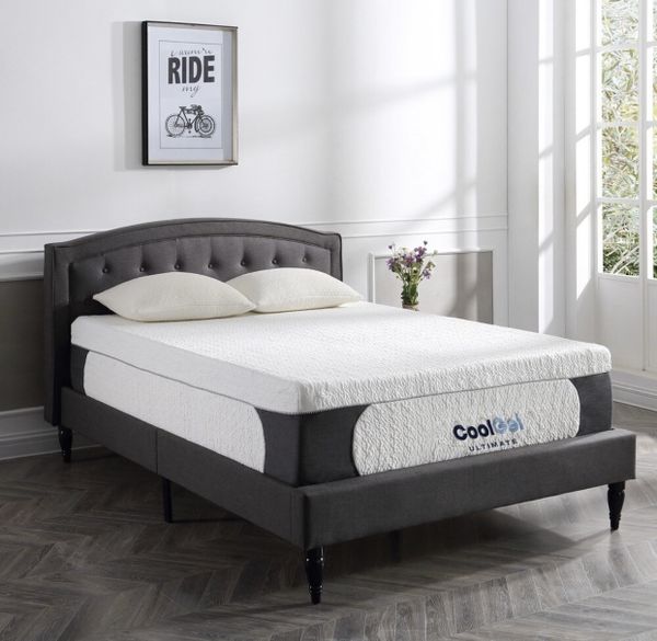 Cool Gel Ultimate cooling gel King size mattress ! 14 inch Brand new in ...