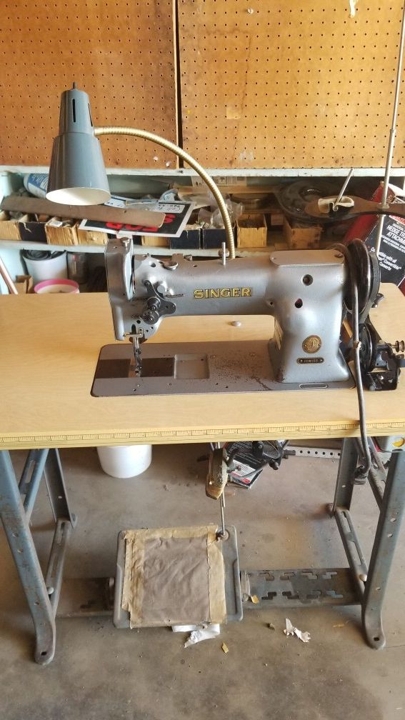 Vintage Singer Industrial Walking Foot Upholstery Sewing Machine (Model 111W155) for Sale in