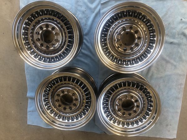 Tru ray wire wheels 14x6 reverse classic wire wheels for Sale in ...