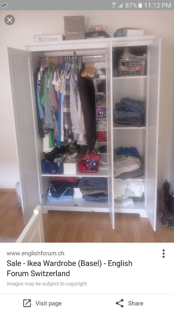 Aspelund Ikea Aspelund White 3 Drawer Dresser