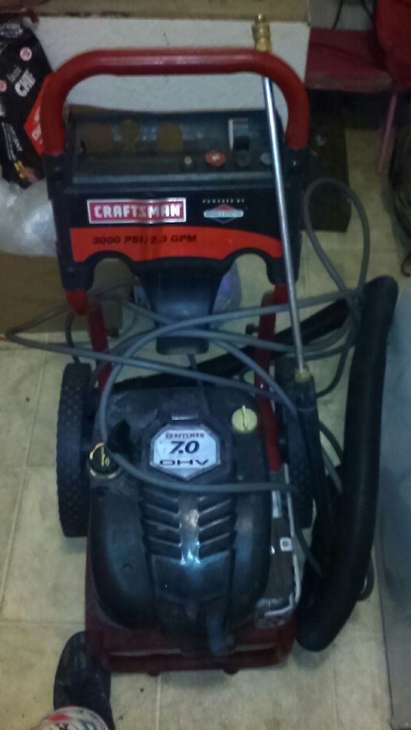 Craftsman 3000 PSI 7.0 HP pressure washer for Sale in Sanford, FL OfferUp