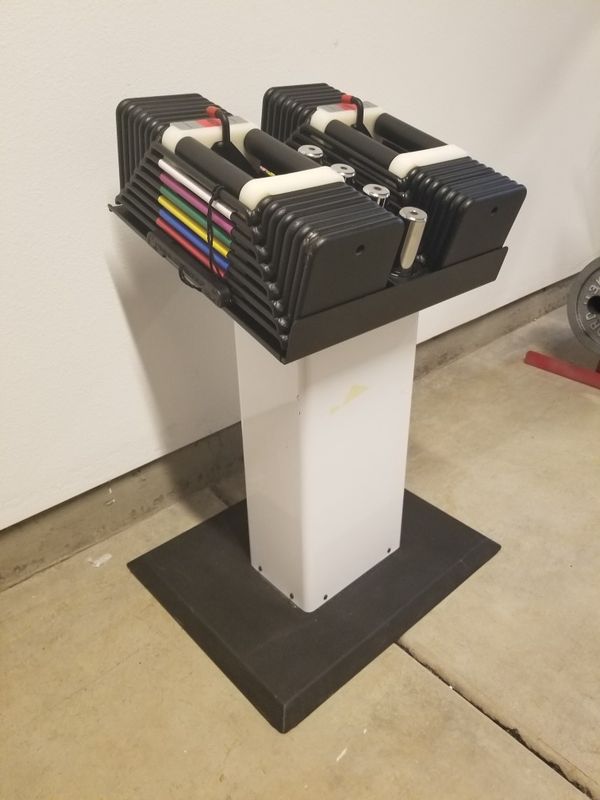 Powerblock Dumbbells 590 lbs. + Stand for Sale in La Habra Heights, CA