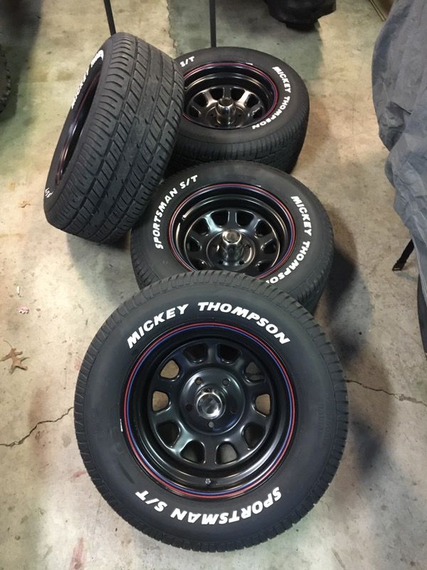 15x8 American racing NASCAR style wheels & tires for Sale in Newport, PA OfferUp