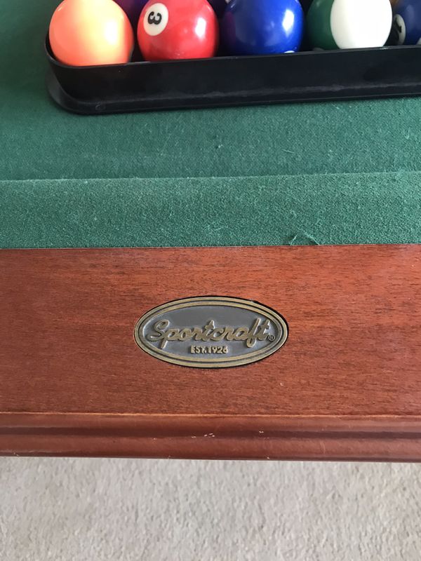 sportcraft pool table replacement pockets