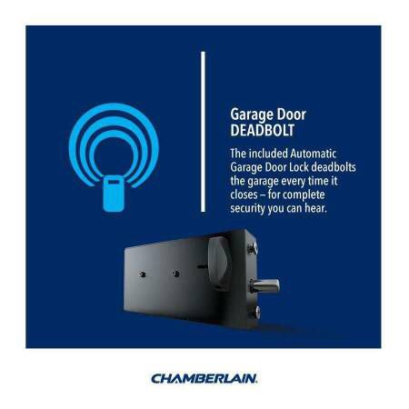 chamberlain smart garage door opener wall mounted