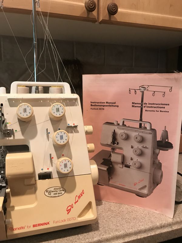 Bernina Funlock 007d Serger Manuals