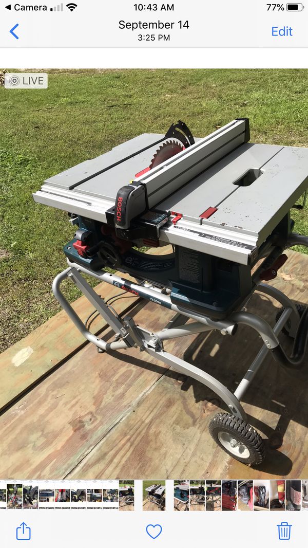 Bosch TS3000 table saw with stand for Sale in Riviera Beach, FL - OfferUp