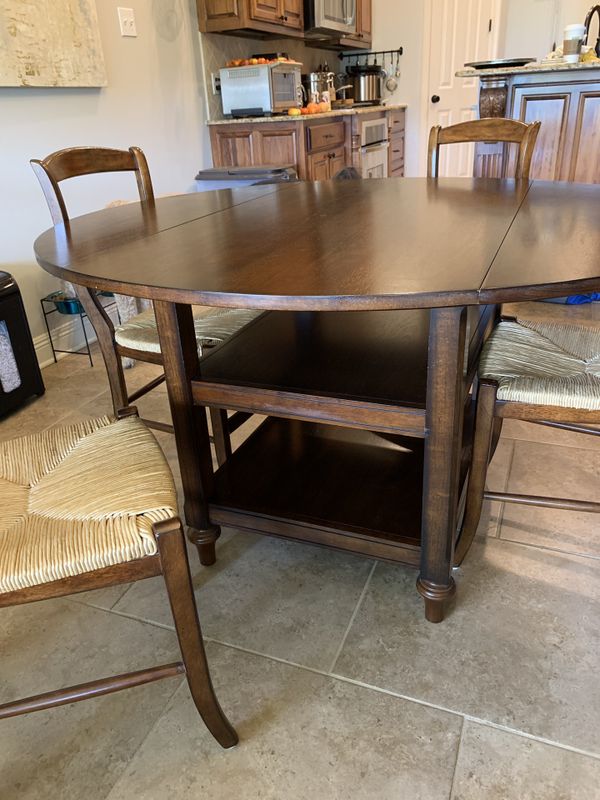 Pottery Barn Drop Leaf Table w/4 chairs for Sale in Addis, LA OfferUp