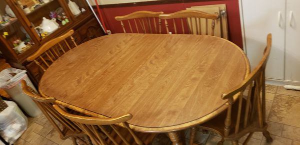 Tell City Hard Rock Maple Dining Room Table