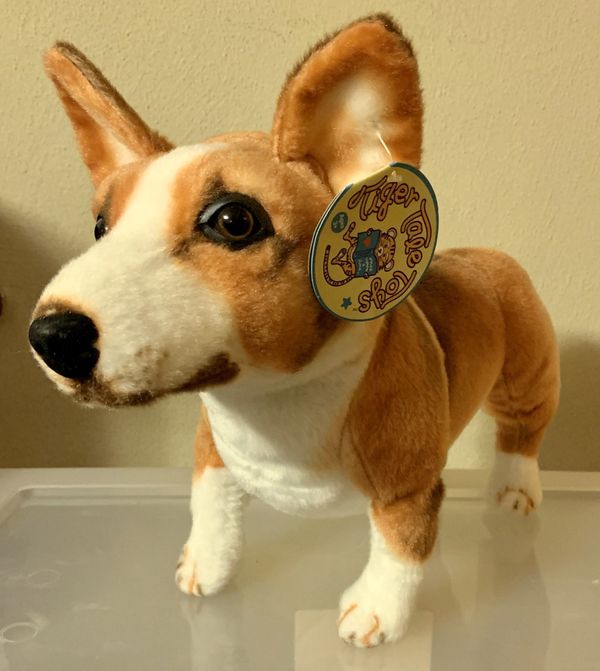 realistic corgi plush