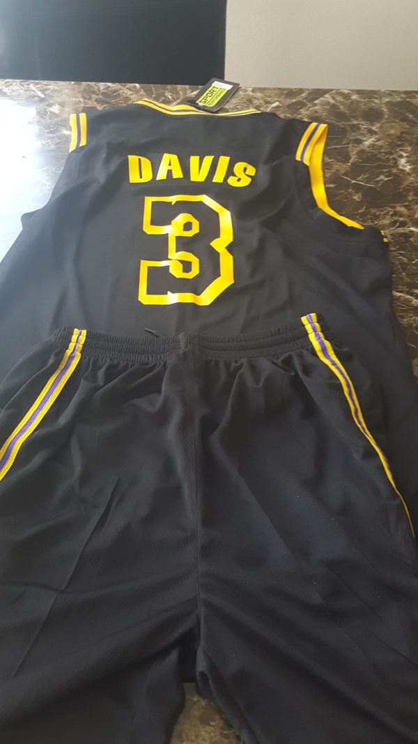 anthony davis jersey black