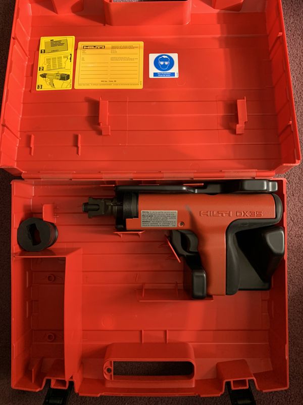 New in box Hilti DX 35 .25 cal shot gun for concrete or metal. Shots