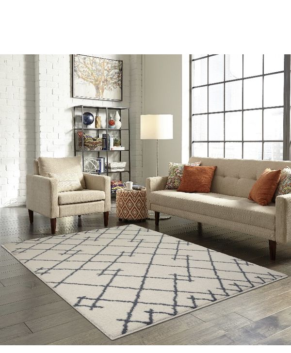 70033 Target Kenya Tribal Design Tufted Area Rug Cream For In Anaheim Ca Offerup