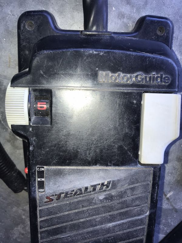 Motorguide Stealth 300 Trolling Motor Foot Control 12 volt battery 30 ...