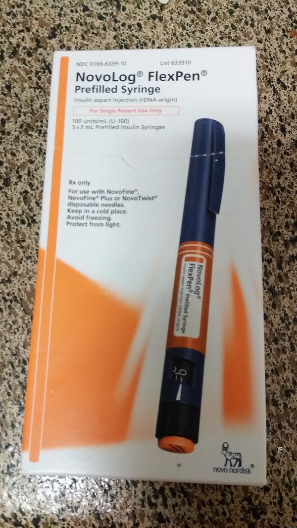 Novolog insulin pen / Insulina Novolog bolígrafo for Sale in Memphis