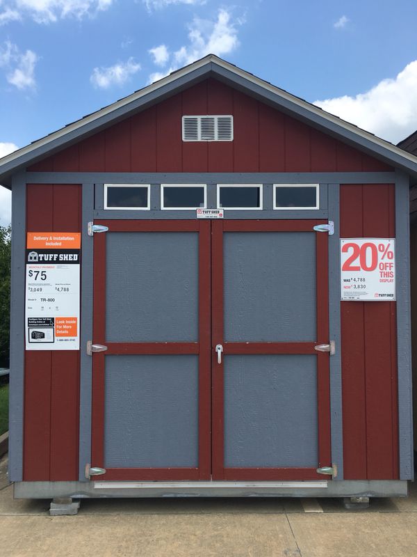 tuff shed tr-800 for sale in fort smith, ar - offerup